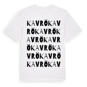 Kavrö ordlek t-shirt – ekologisk bomull t-shirt från Pinshirt