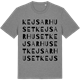 Mid Heather Gray t-shirt med Kejsarhuset ordlek t-shirt