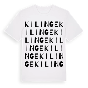 Kilinge ordlek t-shirt – ekologisk bomull t-shirt från Pinshirt
