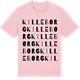 Pink Cotton t-shirt med Killeborg ordlek t-shirt