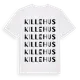 White t-shirt med Killehus ordlek t-shirt