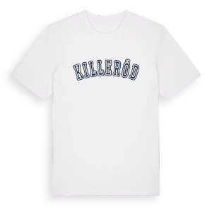 Killeröd college t-shirt – ekologisk bomull t-shirt från Pinshirt