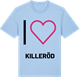 Blue Soul t-shirt med Jag älskar Killeröd t-shirt stort tryck