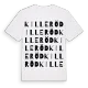 Killeröd ordlek t-shirt