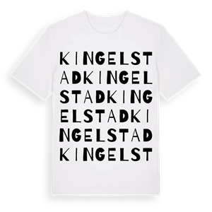 Kingelstad ordlek t-shirt – ekologisk bomull t-shirt från Pinshirt