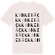 Vintage White t-shirt med Kinkebäck ordlek t-shirt