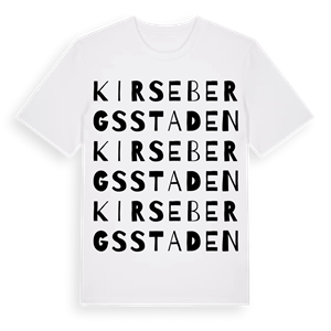 Kirsebergsstaden ordlek t-shirt – ekologisk bomull t-shirt från Pinshirt