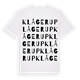 Klågerup ordlek t-shirt