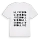 Klåveröd ordlek t-shirt