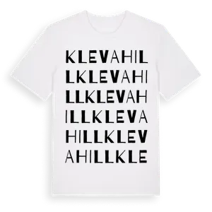 Klevahill ordlek t-shirt – ekologisk bomull t-shirt från Pinshirt