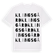 Klingsgård ordlek t-shirt