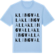 Blue Soul t-shirt med Klingvalla ordlek t-shirt