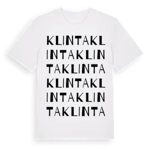 Klinta ordlek t-shirt – ekologisk bomull t-shirt från Pinshirt