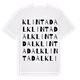Klintadal ordlek t-shirt