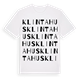 Klintahus ordlek t-shirt