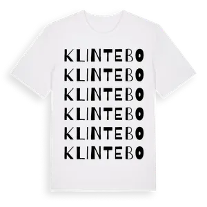 Klintebo ordlek t-shirt – ekologisk bomull t-shirt från Pinshirt
