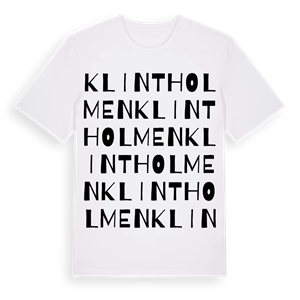 Klintholmen ordlek t-shirt – ekologisk bomull t-shirt från Pinshirt