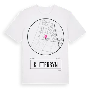 Klitterbyn t-shirt – ekologisk bomull t-shirt från Pinshirt