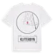 White t-shirt med Klitterbyn t-shirt