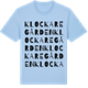 Blue Soul t-shirt med Klockaregården ordlek t-shirt