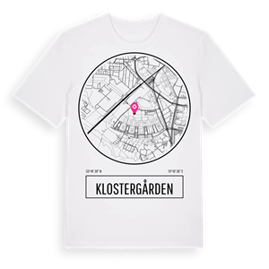 Klostergården t-shirt – ekologisk bomull t-shirt från Pinshirt