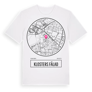 Klosters fälad t-shirt – ekologisk bomull t-shirt från Pinshirt