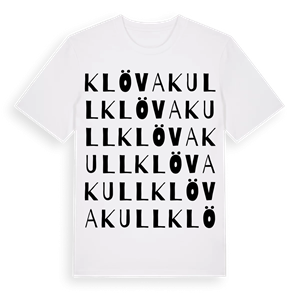Klövakull ordlek t-shirt – ekologisk bomull t-shirt från Pinshirt