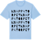 Blue Soul t-shirt med Knappatorpet ordlek t-shirt