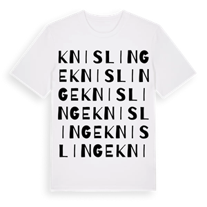 Knislinge ordlek t-shirt – ekologisk bomull t-shirt från Pinshirt
