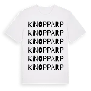 Knopparp ordlek t-shirt – ekologisk bomull t-shirt från Pinshirt