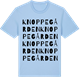 Blue Soul t-shirt med Knoppegården ordlek t-shirt