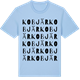 Blue Soul t-shirt med Kobjär ordlek t-shirt