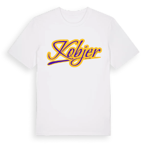 Kobjer baseball t-shirt – ekologisk bomull t-shirt från Pinshirt