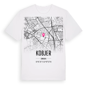 Kobjer karta t-shirt – ekologisk bomull t-shirt från Pinshirt