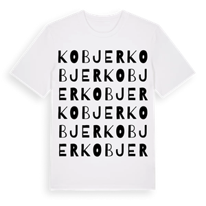 Kobjer ordlek t-shirt – ekologisk bomull t-shirt från Pinshirt