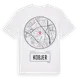 White t-shirt med Kobjer t-shirt