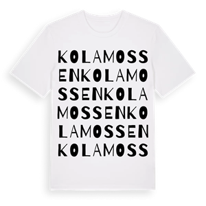 Kolamossen ordlek t-shirt – ekologisk bomull t-shirt från Pinshirt
