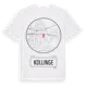 White t-shirt med Kollinge t-shirt
