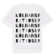 Kölnans fritidsby ordlek t-shirt