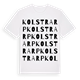 Kolstrarp ordlek t-shirt