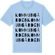 Blue Soul t-shirt med Kommungården ordlek t-shirt