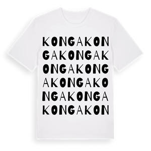 Konga ordlek t-shirt – ekologisk bomull t-shirt från Pinshirt