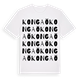 Kongaö ordlek t-shirt