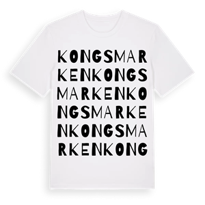Kongsmarken ordlek t-shirt – ekologisk bomull t-shirt från Pinshirt