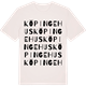 Vintage White t-shirt med Köpingehus ordlek t-shirt