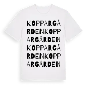 Koppargården ordlek t-shirt – ekologisk bomull t-shirt från Pinshirt
