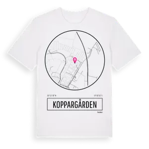 Koppargården t-shirt – ekologisk bomull t-shirt från Pinshirt