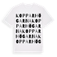 Kopparhögarna ordlek t-shirt
