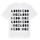 Kornheddinge ordlek t-shirt
