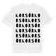 Korsör ordlek t-shirt